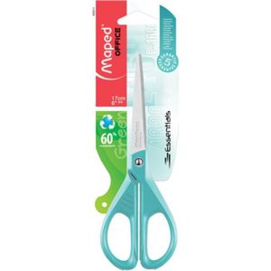 Nożyczki Maped Essentials Ekologiczne Green Pastel, 17cm